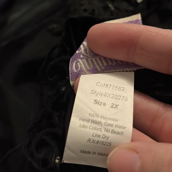 NWT Black Mesh Teddy with Matching Thong - Picture 6 of 7